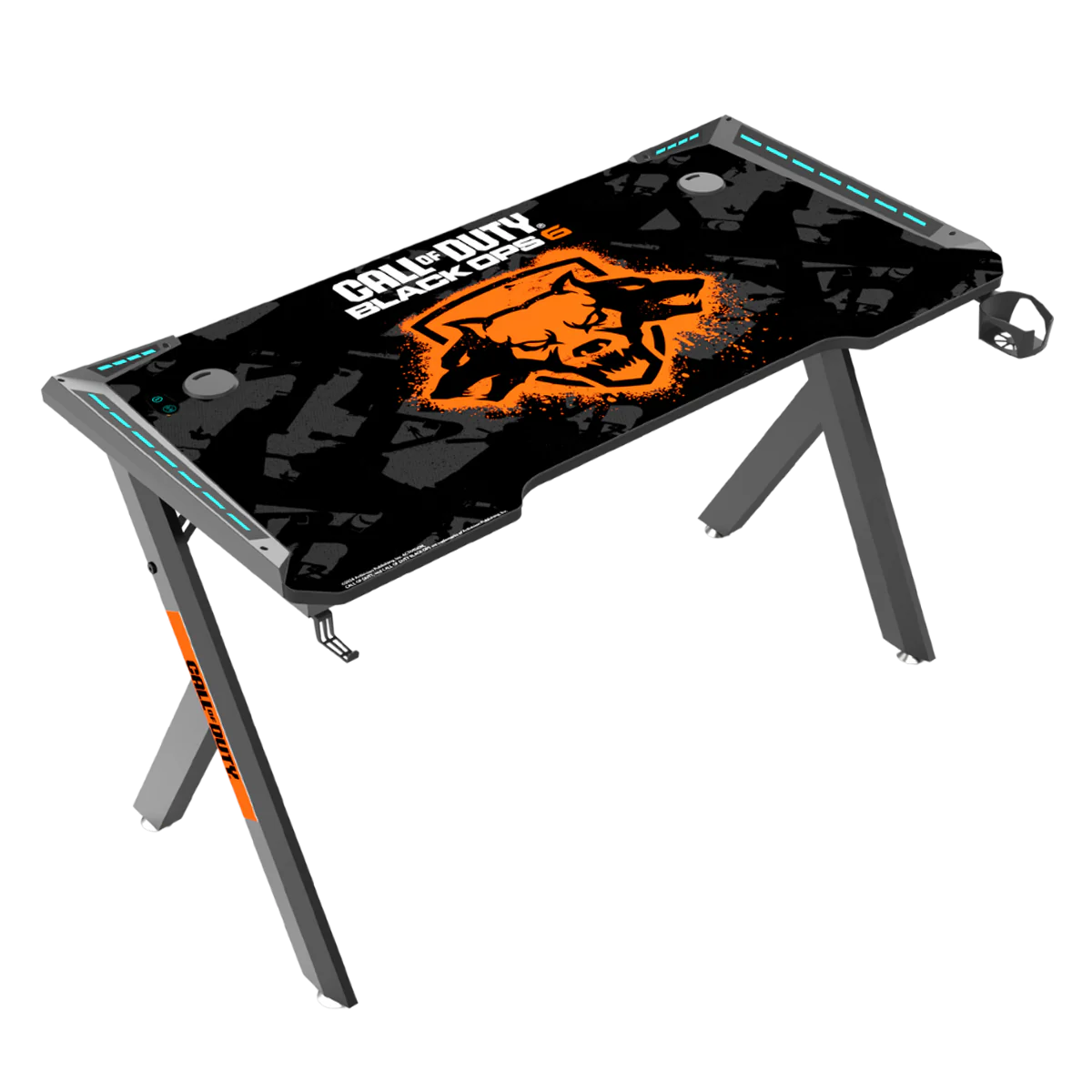 Gameon Call of duty HAWSKBILL BLKOPS6 RGB Flowing Gaming Desk Gameon Call of duty HAWSKBILL BLKOPS6 RGB Flowing Gaming Desk